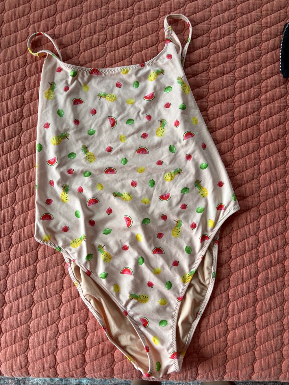 Jcrew Women’s Fruit Print One-Piece Swimsuit - Small